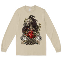 Mushroom floral skeleton Long Sleeve Tee - RanaPortraitStore