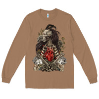 Toasted Coconut floral skeleton Long Sleeve Tee - RanaPortraitStore