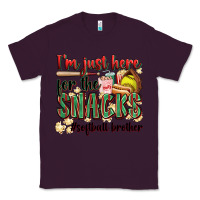 Plum i'm just here for the snacks #softball brother Classic Tee - Zillion Design Studio