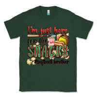 Sports Green i'm just here for the snacks #softball brother Classic Tee - Zillion Design Studio