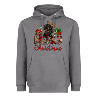 Storm merry christmas dachshund Heavyweight Hoodie - JahusDesignShop