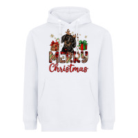 White merry christmas dachshund Heavyweight Hoodie - JahusDesignShop