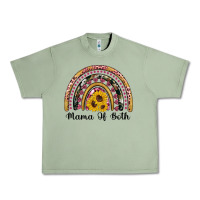 Oil Green mama of both rainbow Urban Heavy Tee - Artiststas