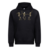 Black dancing skeletons Urban Hoodie - MaliasSmallBusiness
