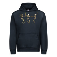 Navy dancing skeletons Urban Hoodie - MaliasSmallBusiness