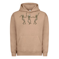 Pigment Burro dancing skeletons Urban Hoodie - MaliasSmallBusiness