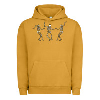 Pigment Peanut Butter dancing skeletons Urban Hoodie - MaliasSmallBusiness