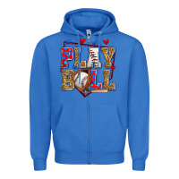True Royal play ball baseball Zipper Hoodie - Zillion Design Studio
