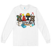 White math teacher Long Sleeve Tee - Zillion Design Studio