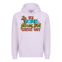 Lilac get jesus before you check out Premium Hoodie - MaliasSmallBusiness