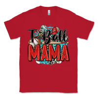 Red t ball mama Classic Tee - Zillion Design Studio