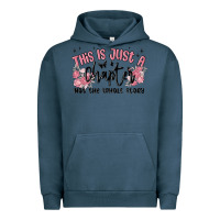 Pigment Midnight Navy this is just a chapter not the whole story Urban Hoodie - MaliasSmallBusiness