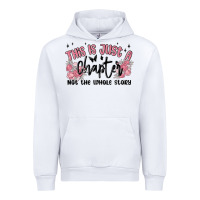White this is just a chapter not the whole story Urban Hoodie - MaliasSmallBusiness