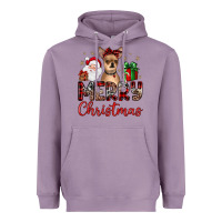 Merry Christmas Chihuahua Heavyweight Hoodie | Teevron