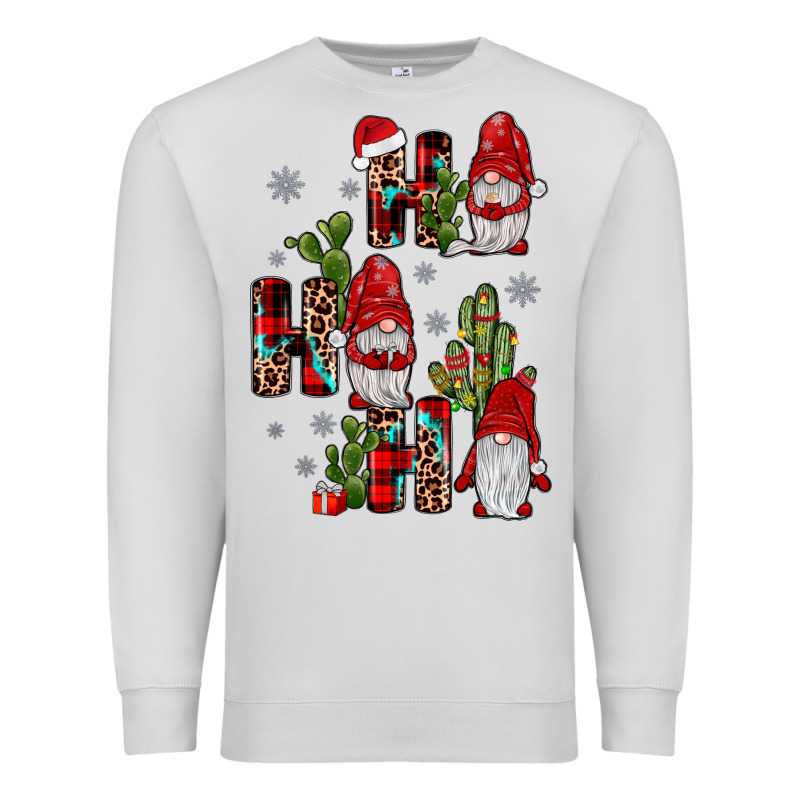 Ho Ho Ho Gnome Premium Sweatshirt by JahusDesignShop | Teevron