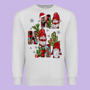 Ho Ho Ho Gnome Premium Sweatshirt Designed By Jahusdesignshop