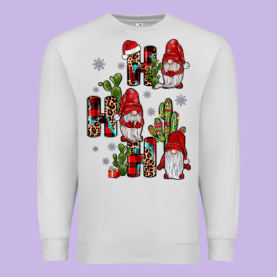 Ho Ho Ho Gnome Premium Sweatshirt Designed By Jahusdesignshop