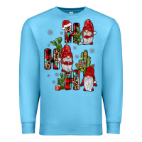 Ocean Blue ho ho ho gnome Premium Sweatshirt - JahusDesignShop