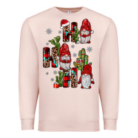 Pale Pink ho ho ho gnome Premium Sweatshirt - JahusDesignShop