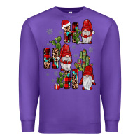 Purple ho ho ho gnome Premium Sweatshirt - JahusDesignShop