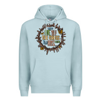 Blue Mist when he was one the cross i was one his mind Premium Hoodie - MaliasSmallBusiness