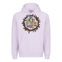 Lilac when he was one the cross i was one his mind Premium Hoodie - MaliasSmallBusiness