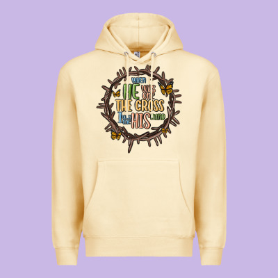 When He Was One The Cross I Was One His Mind Premium Hoodie Designed By Maliassmallbusiness