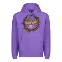 Purple when he was one the cross i was one his mind Premium Hoodie - MaliasSmallBusiness