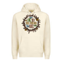 Sandshell when he was one the cross i was one his mind Premium Hoodie - MaliasSmallBusiness