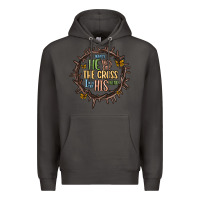 Smoke when he was one the cross i was one his mind Premium Hoodie - MaliasSmallBusiness