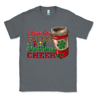 Charcoal Heather i run on coffee and christmas cheer Classic Tee - RanaPortraitStore
