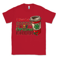 Red i run on coffee and christmas cheer Classic Tee - RanaPortraitStore