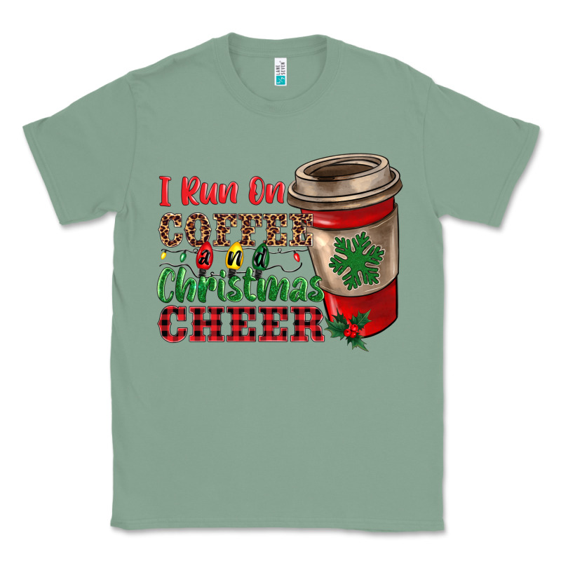 I Run On Coffee And Christmas Cheer Classic Tee by RanaPortraitStore | Teevron