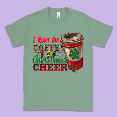 I Run On Coffee And Christmas Cheer Classic Tee Designed By Ranaportraitstore