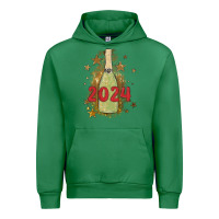 Emerald sparkly champagne Urban Hoodie - MaliasSmallBusiness