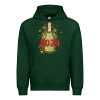Forest Green sparkly champagne Urban Hoodie - MaliasSmallBusiness