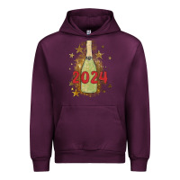 Mauve Wine sparkly champagne Urban Hoodie - MaliasSmallBusiness