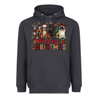 Smoke merry christmas chihuahua pitbull pug dachshund Heavyweight Hoodie - JahusDesignShop