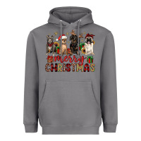 Storm merry christmas chihuahua pitbull pug dachshund Heavyweight Hoodie - JahusDesignShop