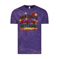Cloud Purple grandma's Christmas kitchen Vintage Tee - BarkalooDesign
