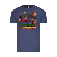 Vintage Denim grandma's Christmas kitchen Vintage Tee - BarkalooDesign