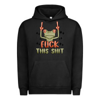 Pigment Black fuck this shit Urban Hoodie - MaliasSmallBusiness