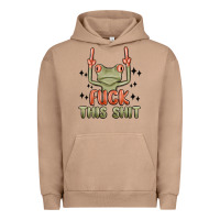Pigment Burro fuck this shit Urban Hoodie - MaliasSmallBusiness
