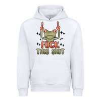 White fuck this shit Urban Hoodie - MaliasSmallBusiness