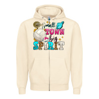 Sandshell small town big spirit volleyball Zipper Hoodie - Zillion Design Studio