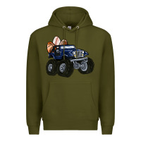 Army Green easter sports Premium Hoodie - MaliasSmallBusiness