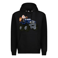Black easter sports Premium Hoodie - MaliasSmallBusiness