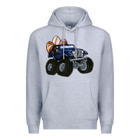 Heather Grey easter sports Premium Hoodie - MaliasSmallBusiness