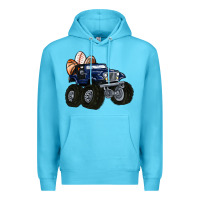 Ocean Blue easter sports Premium Hoodie - MaliasSmallBusiness