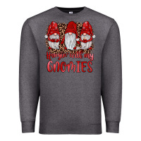 Charcoal Heather hangin' with my gnomies Premium Sweatshirt - JahusDesignShop